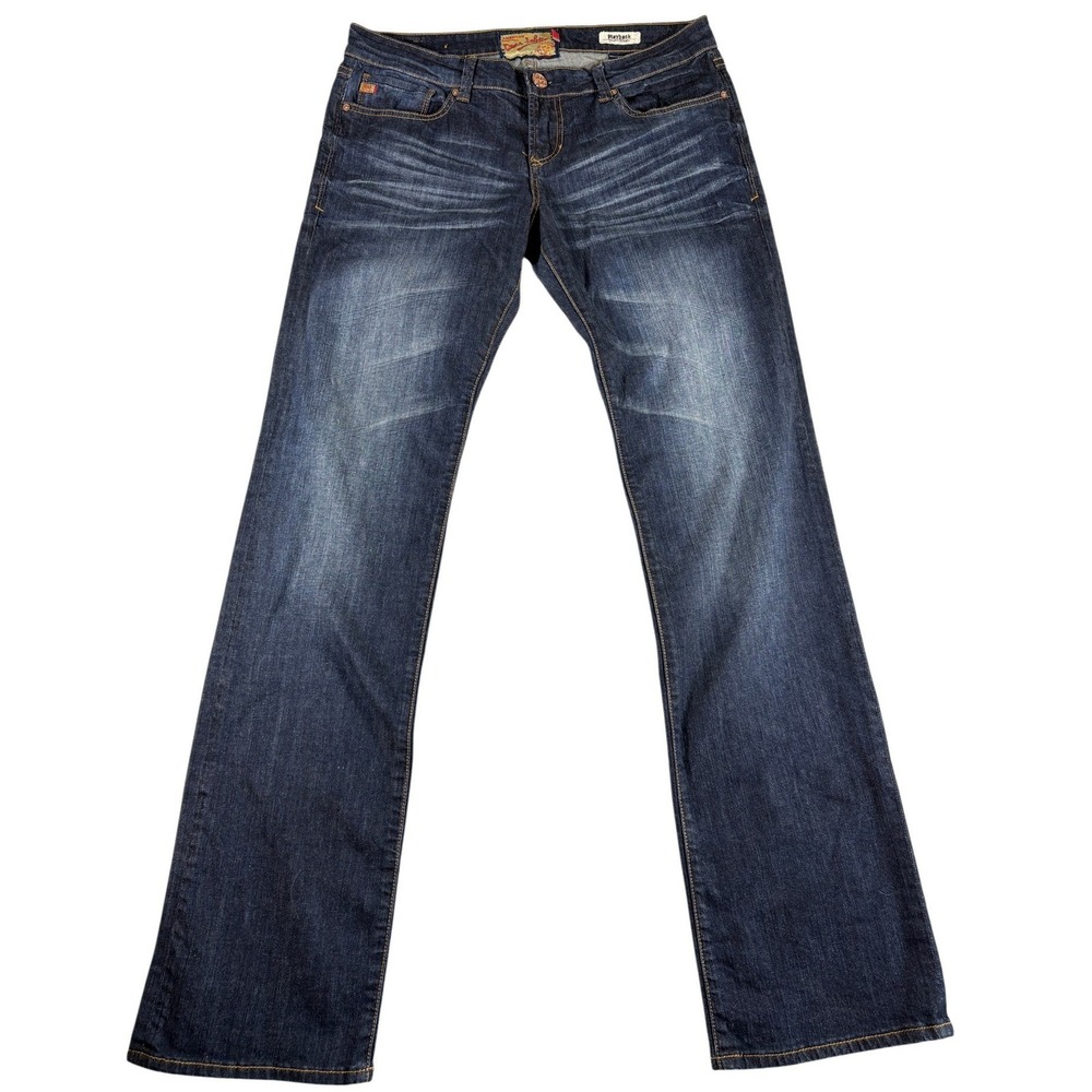 Dear John Playback Jeans‎ Mens 30x34 Blue Dark Wash Comfort Stretch Straight Leg